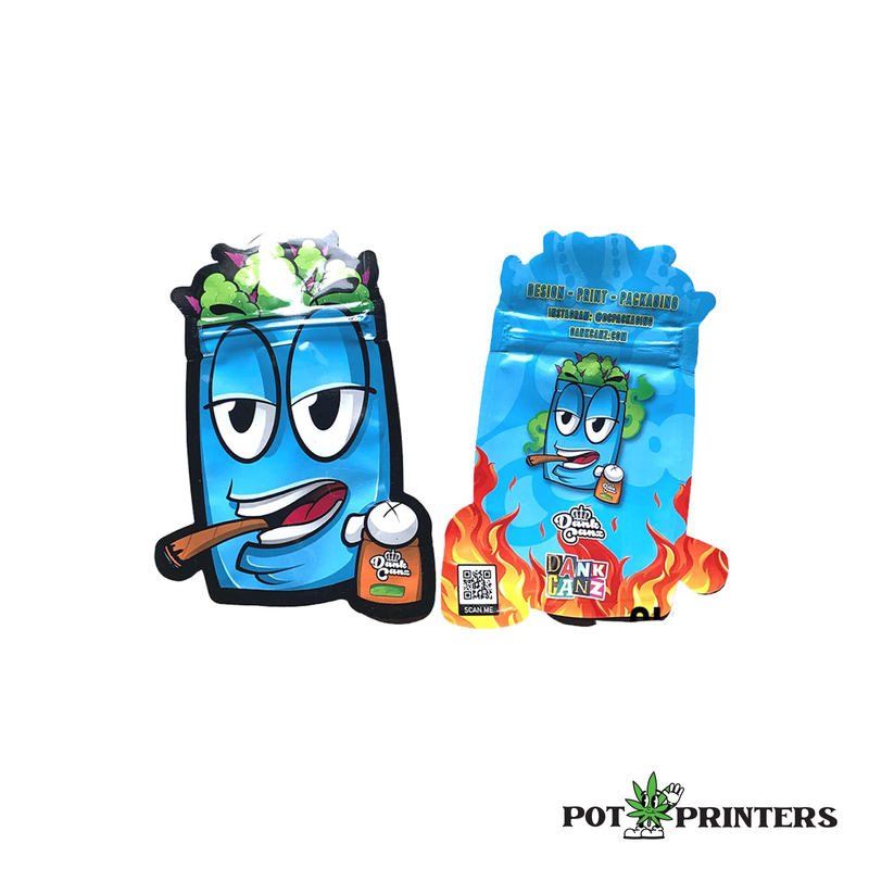 Load image into Gallery viewer, Die Cut Flat Custom Shape Zipper Bag